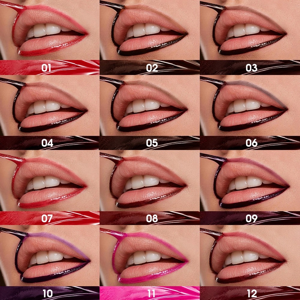 Résultat Lip Stain sans transfert sur les lèvres